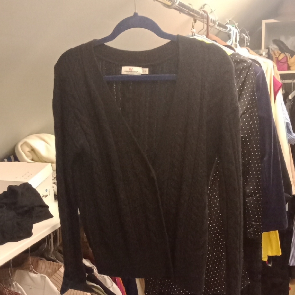 Vineyard Vines Black Knit Sweater